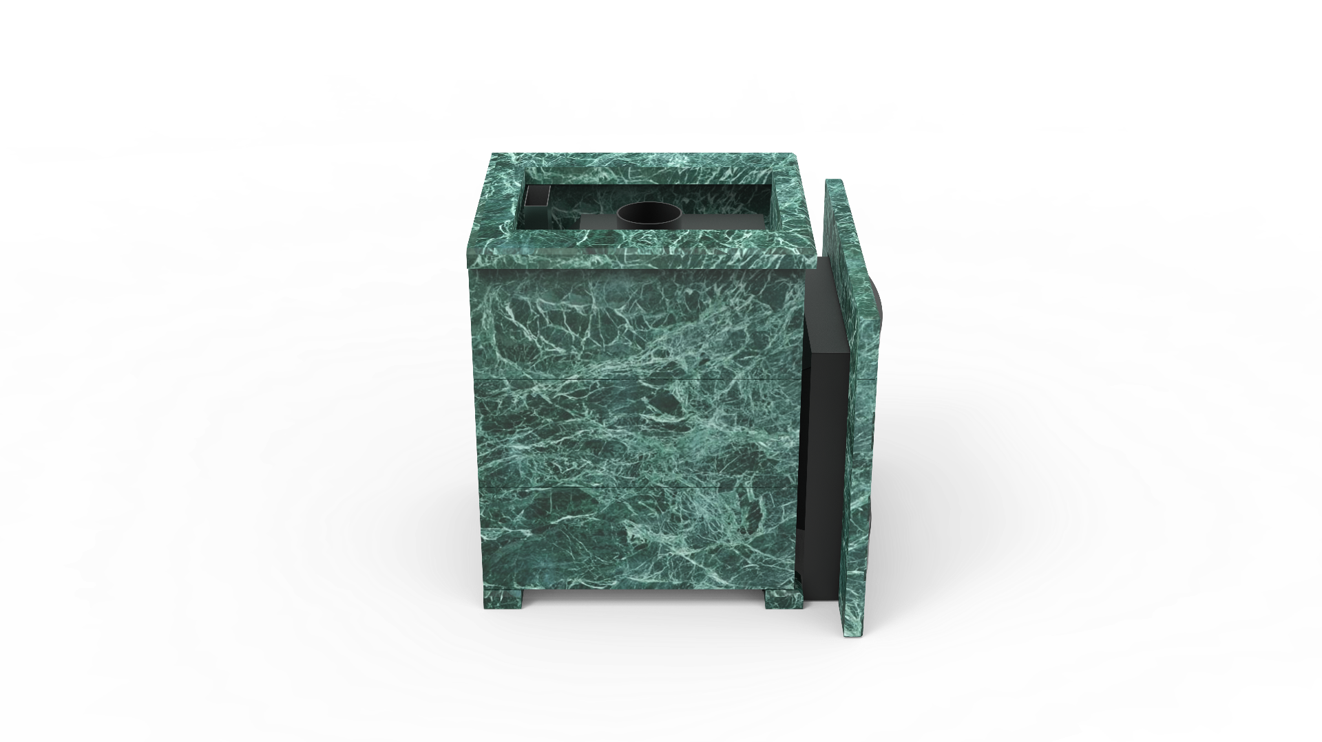 Печь из натурального камня Genesis GN 500 облицовка открытая пироксенит-элит фото в Уфе