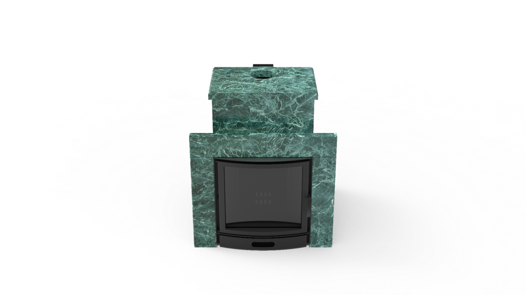 Печь из натурального камня Genesis GN 500 облицовка закрытая со скосом талькохлорит-шлифовка фото в Уфе