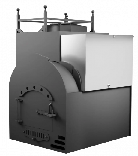 Печь Горыныч Мини, каменка закрытая с левой стороны, система воздушного отопления фото в Уфе Печь Горыныч Мини, каменка закрытая с левой стороны, система воздушного отопления фото в Уфе