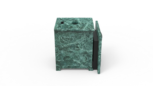 Печь из натурального камня Genesis GN 500 облицовка закрытая плоская пироксенит-элит фото в Уфе