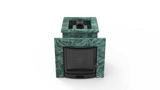 Печь из натурального камня Genesis GN 500 облицовка открытая пироксенит-элит фото в Уфе