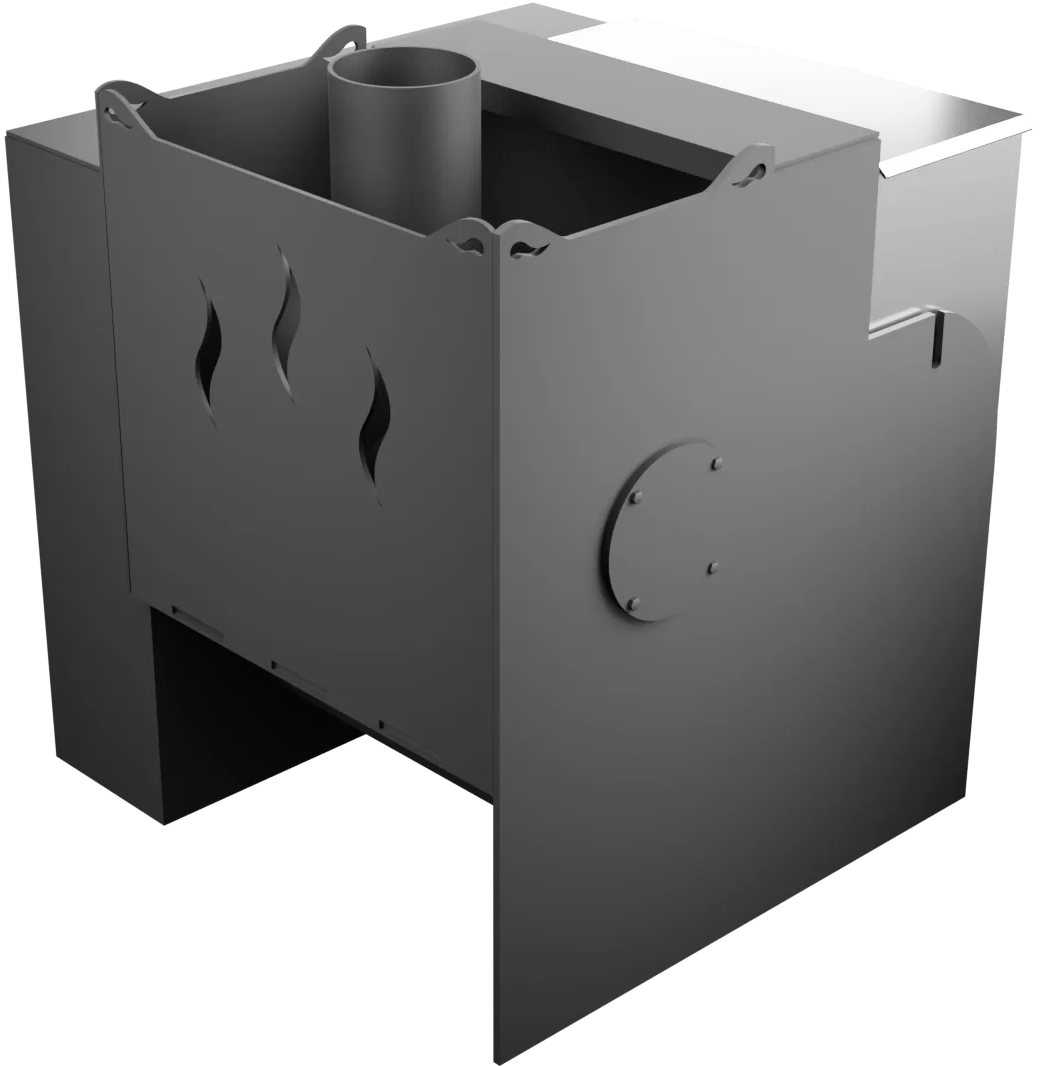 Печь Горыныч Мини, каменка с правой стороны, естественная система воздушного отопления фото в Уфе Печь Горыныч Мини, каменка с правой стороны, естественная система воздушного отопления фото в Уфе