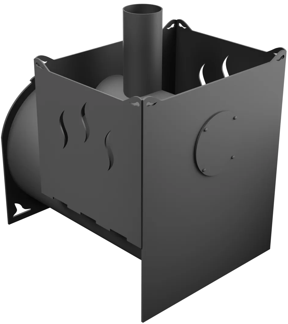 Печь Горыныч Мини, двойная каменка фото в Уфе Печь Горыныч Мини, двойная каменка фото в Уфе