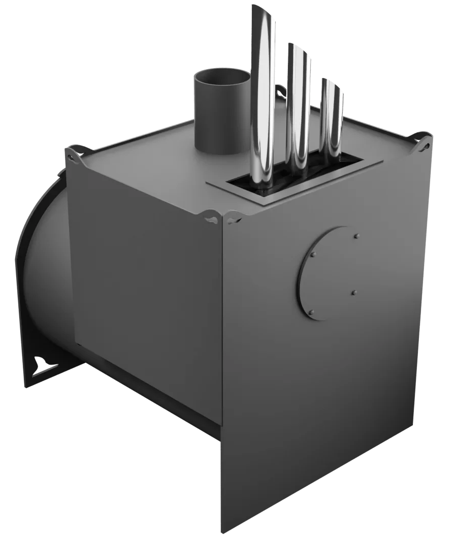 Печь Горыныч Мини, двойная каменка закрытая с парогенератором, малая дверь со стеклом фото в Уфе Печь Горыныч Мини, двойная каменка закрытая с парогенератором, малая дверь со стеклом фото в Уфе