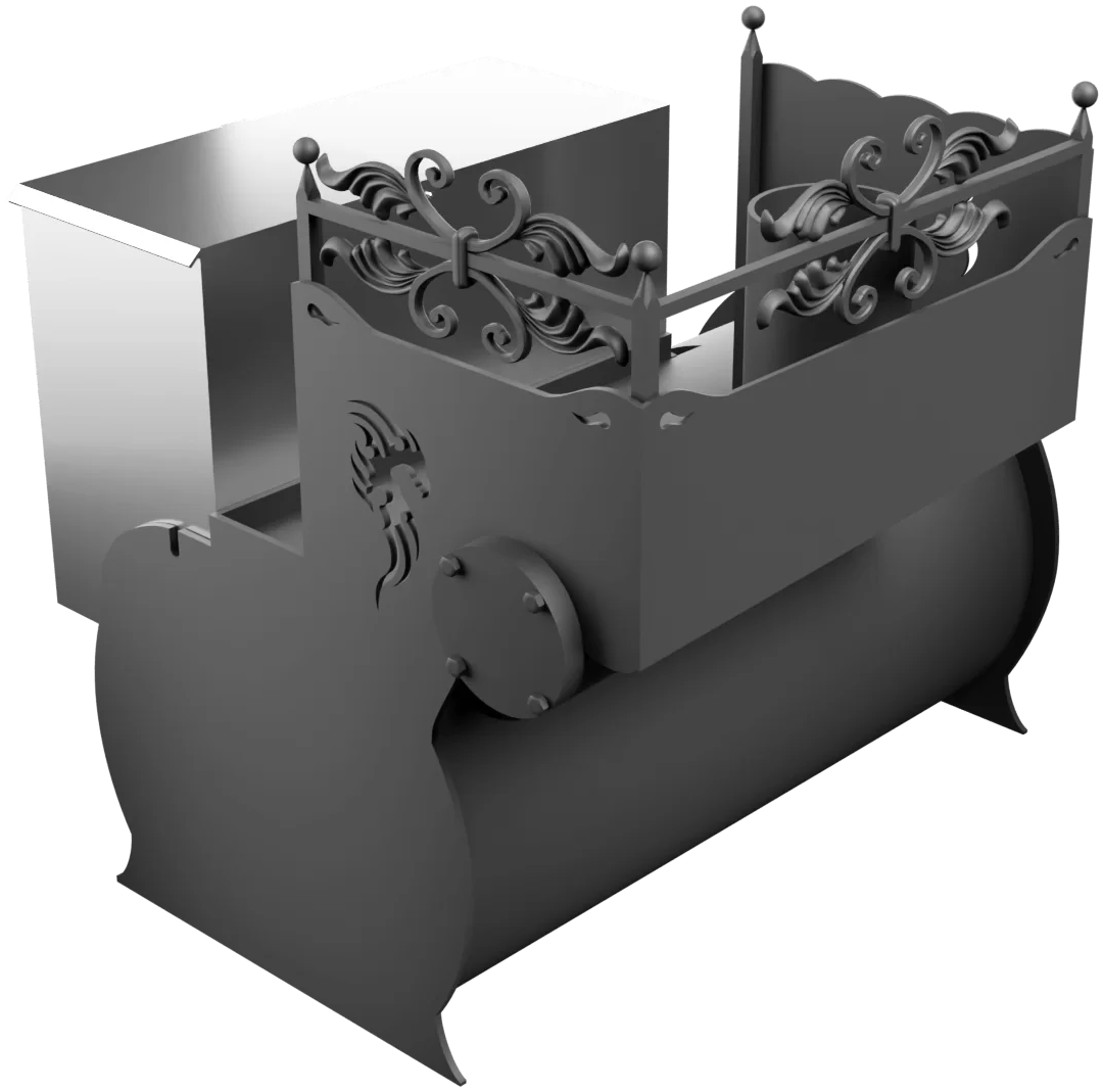 Печь Горыныч 3, каменка с левой стороны, малая дверь со стеклом фото в Уфе Печь Горыныч 3, каменка с левой стороны, малая дверь со стеклом фото в Уфе