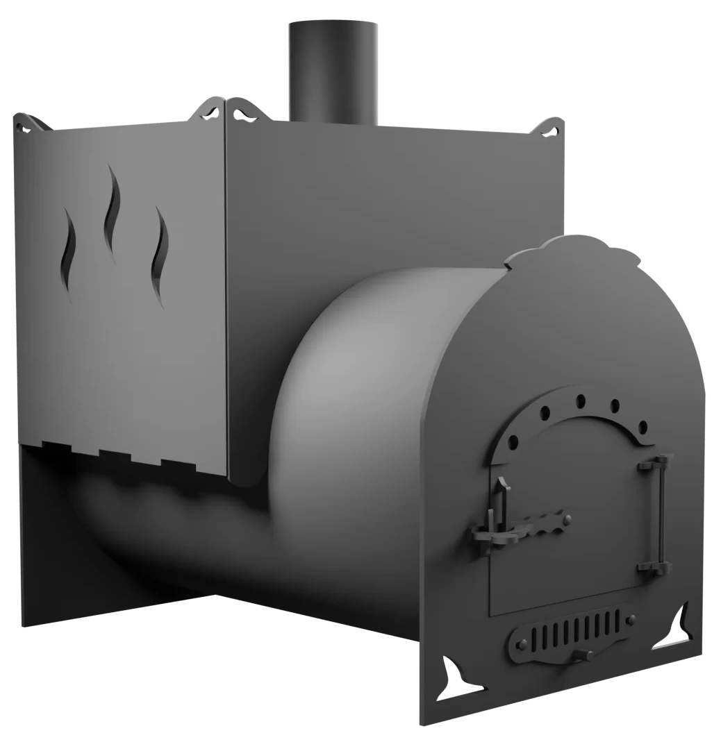 Печь Горыныч Мини, двойная каменка фото в Уфе Печь Горыныч Мини, двойная каменка фото в Уфе